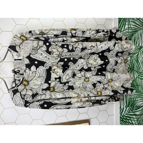 Biya By Johnny Was Giva Floral Blouse - Size - Small - Picture 3 of 6